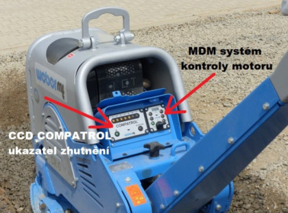 VIBRAČNÍ DESKA WEBER MT CR8 HD CCD HYDRAULICKÁ