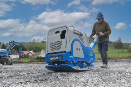 VIBRAČNÍ DESKA WEBER MT CR9 CCD DIESEL HYDRAULICKÁ