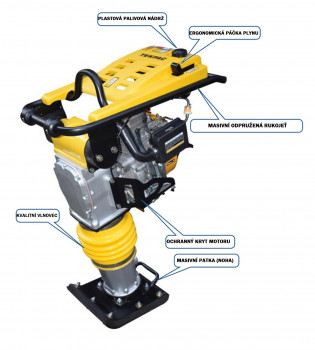 VIBRAČNÍ PĚCH (DUSADLO) TEKPAC SG70H